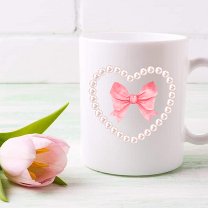 Coquette Era Coffee Mug/Soft Girl Era Coffee Mug/Pink Bows Aesthetic Mug/Cute Girly 11ozCeramic Mug