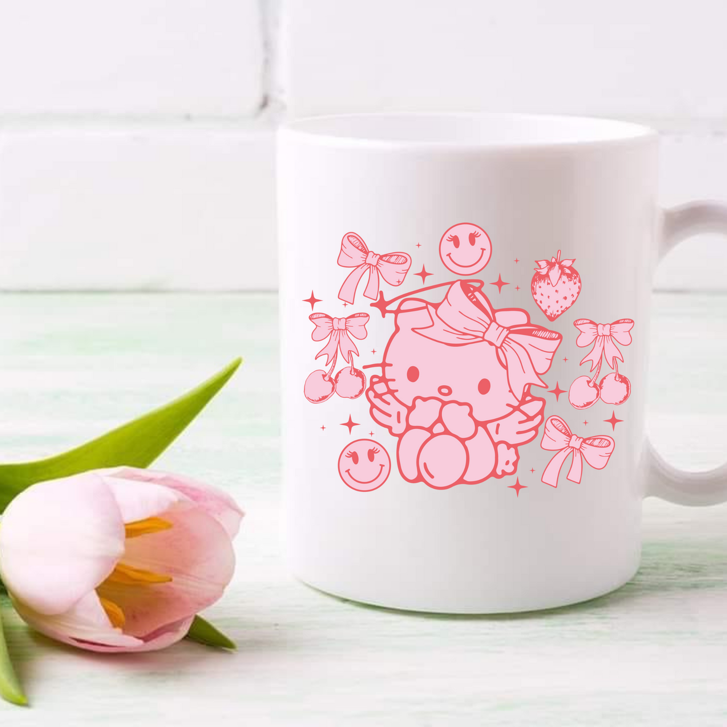 Coquette Era Coffee Mug/Soft Girl Era Coffee Mug/Pink Bows Aesthetic Mug/Cute Girly 11ozCeramic Mug