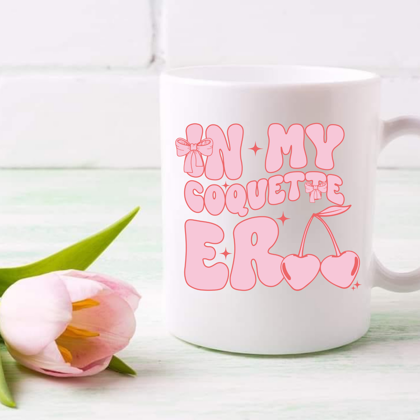 Coquette Era Coffee Mug/Soft Girl Era Coffee Mug/Pink Bows Aesthetic Mug/Cute Girly 11ozCeramic Mug