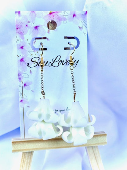 Double Puakenikeni Dangle Earrings