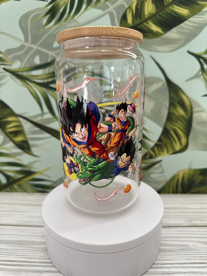 DBZ Inspired 16oz Glass Libbey Can