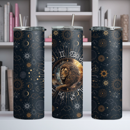 Zodiac 20oz Tumbler, Astrology Tumbler, Horoscope Tumbler