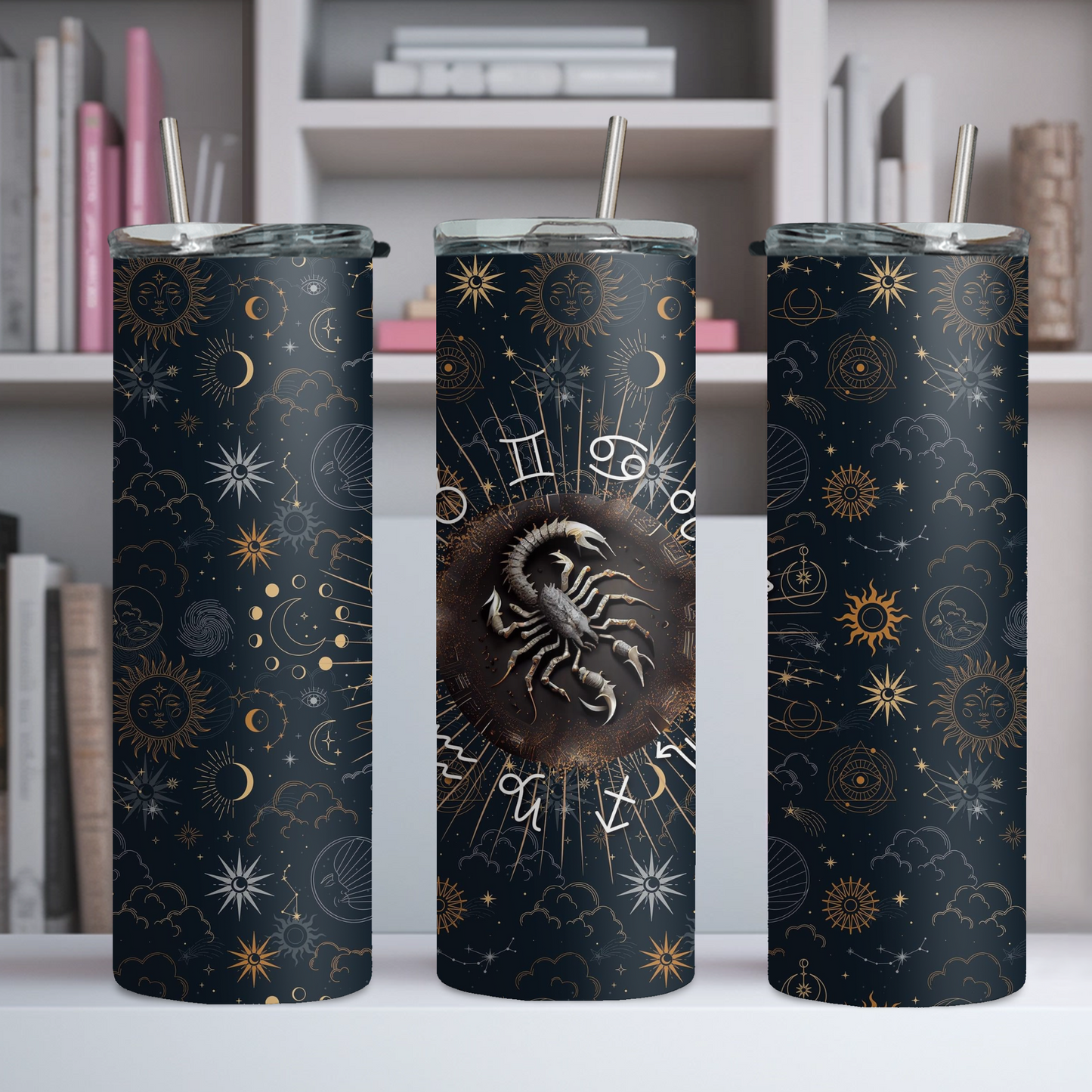 Zodiac 20oz Tumbler, Astrology Tumbler, Horoscope Tumbler