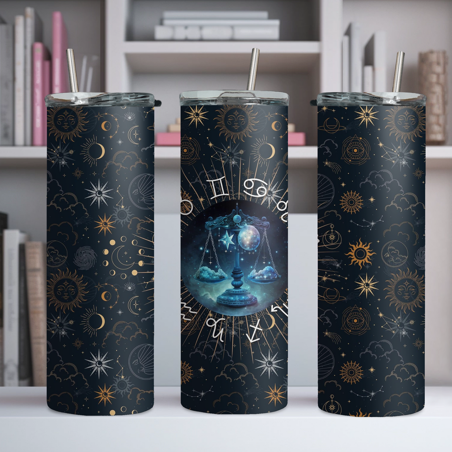 Zodiac 20oz Tumbler, Astrology Tumbler, Horoscope Tumbler