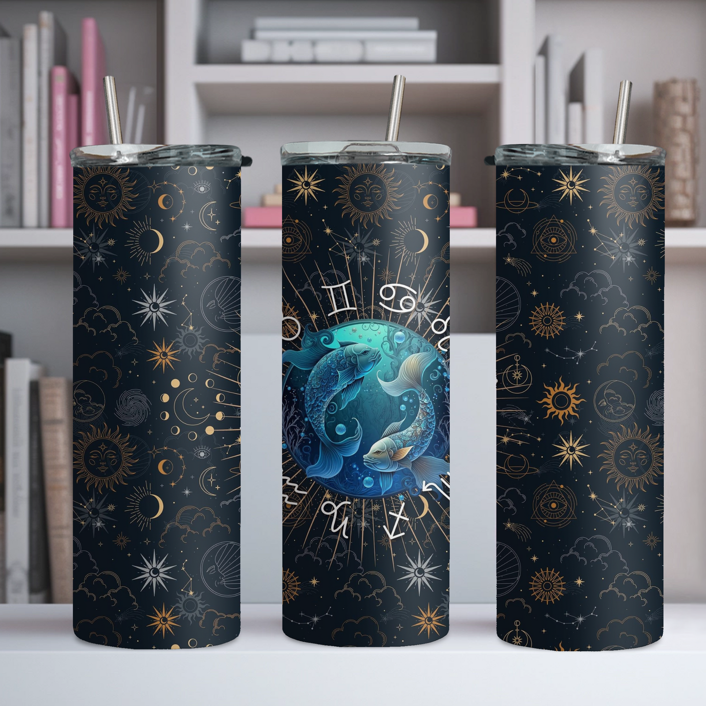 Zodiac 20oz Tumbler, Astrology Tumbler, Horoscope Tumbler