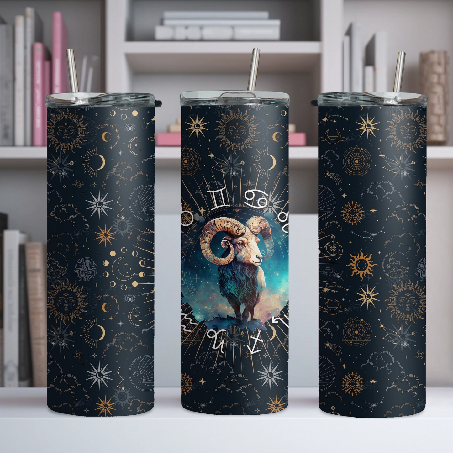 Zodiac 20oz Tumbler, Astrology Tumbler, Horoscope Tumbler