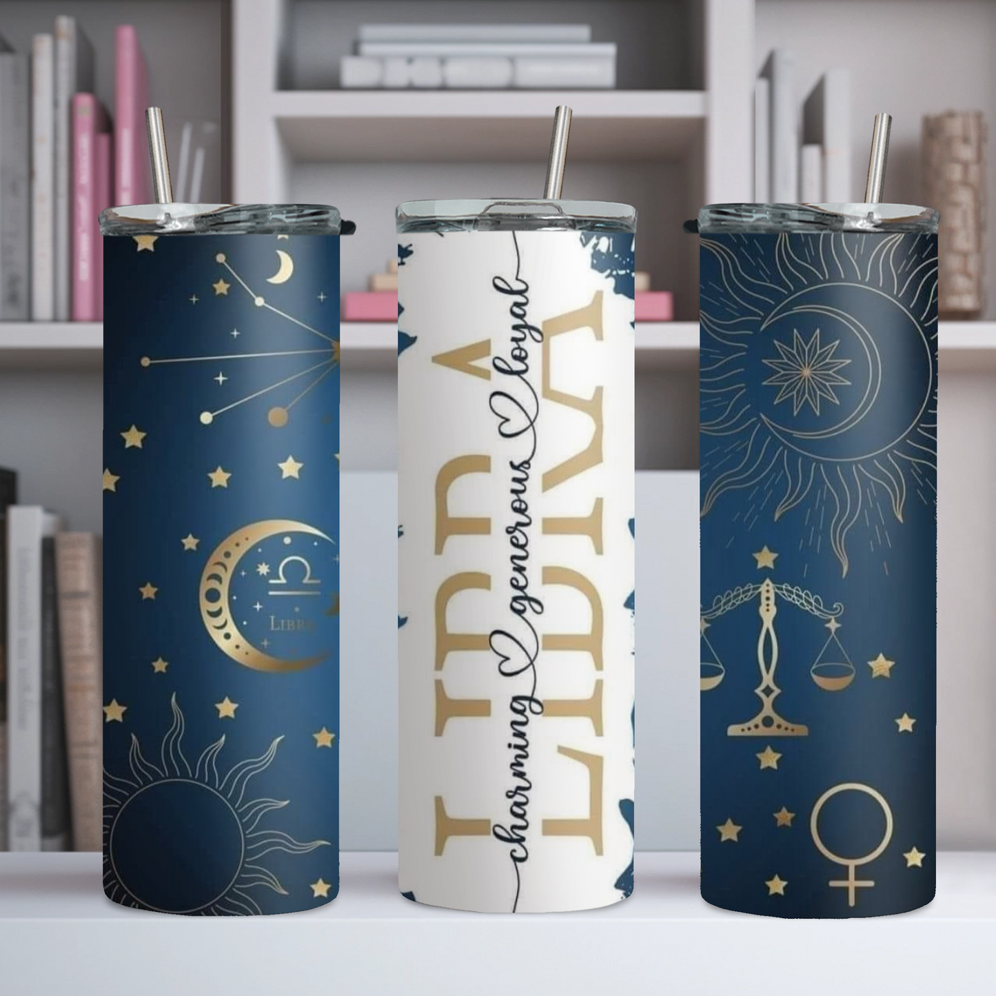 Zodiac 20oz Tumbler, Astrology Tumbler, Horoscope Tumbler