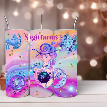 Zodiac 20oz Tumbler, Astrology Tumbler, Horoscope Tumbler