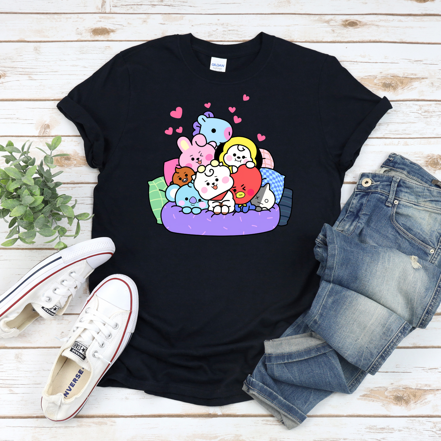 BTS T Shirt/ Unisex Short Sleeves Shirt/ Kpop Tee/ Kpop Fan Gift/ Kpop Lover Shirt