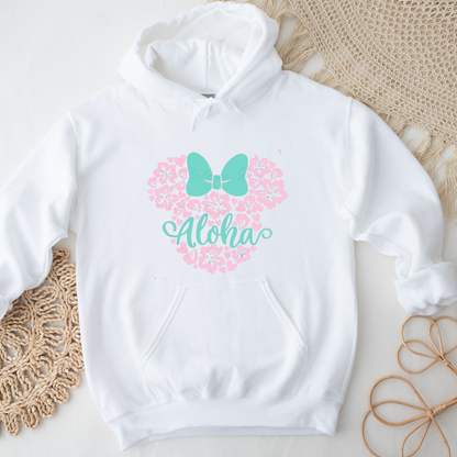 Aloha Mouse Head Hoodie/ Unisex Long Sleeves Hoodie