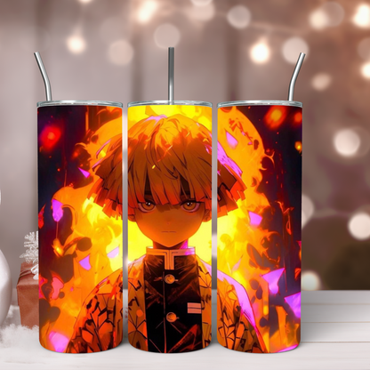 Demon Anime (solo character design) 20oz Tumbler, Anime Tumbler, Anime Fan Tumbler, Tumbler with Straw