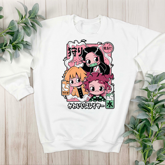 Demon Anime Chibi Sweatshirt