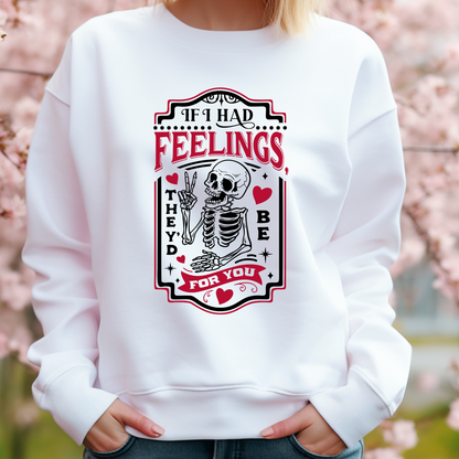 If I Had Feelings Sweatshirts