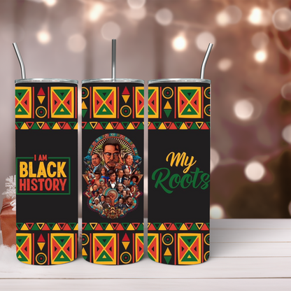 20oz Black History Month Tumbler, Celebrate Black Excellence, Black Girl Magic, Black Pride, Black Power, Black Love, Black Lives Matter