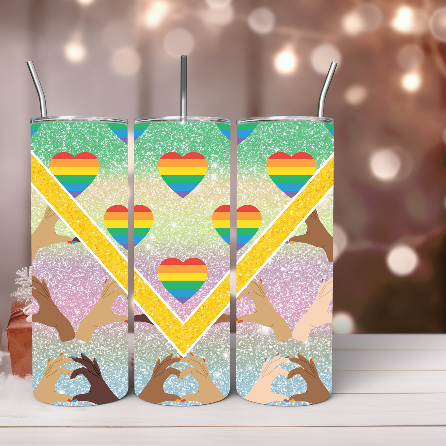 20oz Stainless Steel Pride Tumblers/LGTBQ+ Tumblers/Pride Month