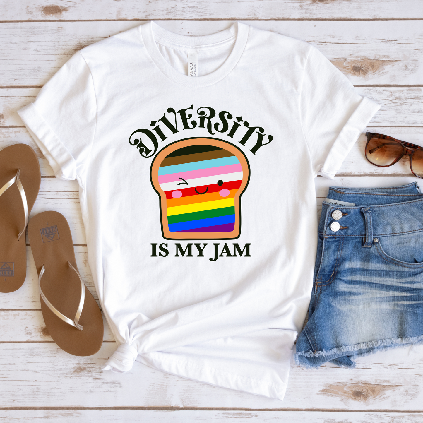 Diversity is my Jam Pride T shirts/LGTBQ Wear/Pride Fashion/Pride Gift/LGTBQ