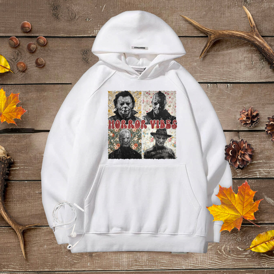 Horror Vibes Hoodie, Halloween Tee, Spooky Hoodie, Spooky Halloween, Spooky Season, Halloween Gift, Spooky Hoodie