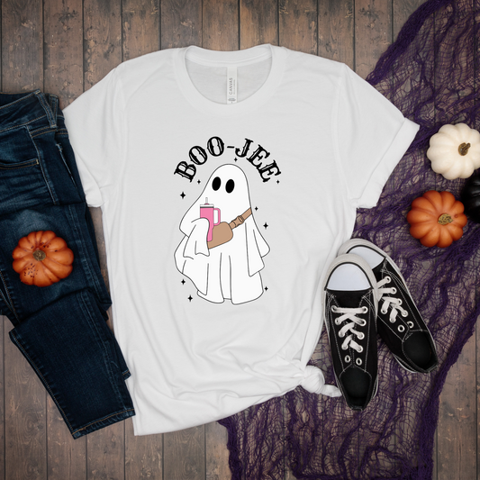 Boo-Jee Ghost Halloween Tee, Spooky Tee, Spooky Halloween, Spooky Season, Funny Halloween Gift, Spooky T-Shirt