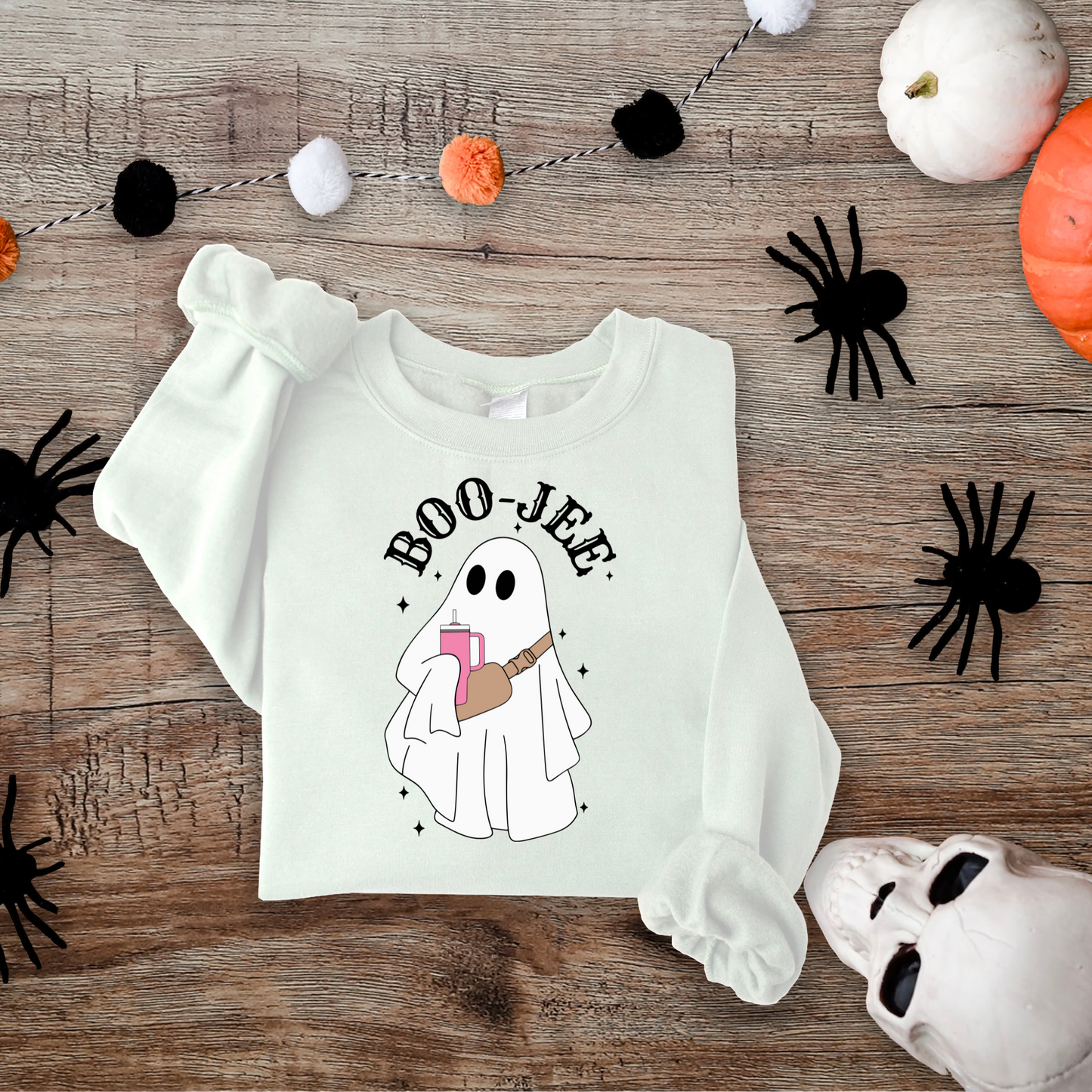 Boo-Jee Sweatshirt, Halloween Tee, Spooky Sweatshirt, Spooky Halloween, Spooky Season, Funny Halloween Gift, Spooky Crewneck