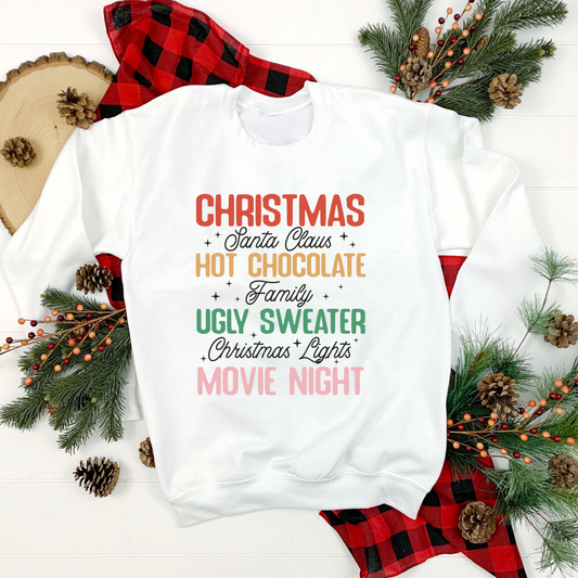 Christmas Sayings Sweatshirt, Holiday Crewneck, Christmas Sweatshirt