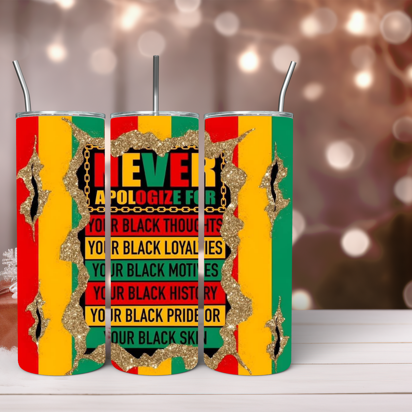 20oz Black History Month Tumbler, Celebrate Black Excellence, Black Girl Magic, Black Pride, Black Power, Black Love, Black Lives Matter