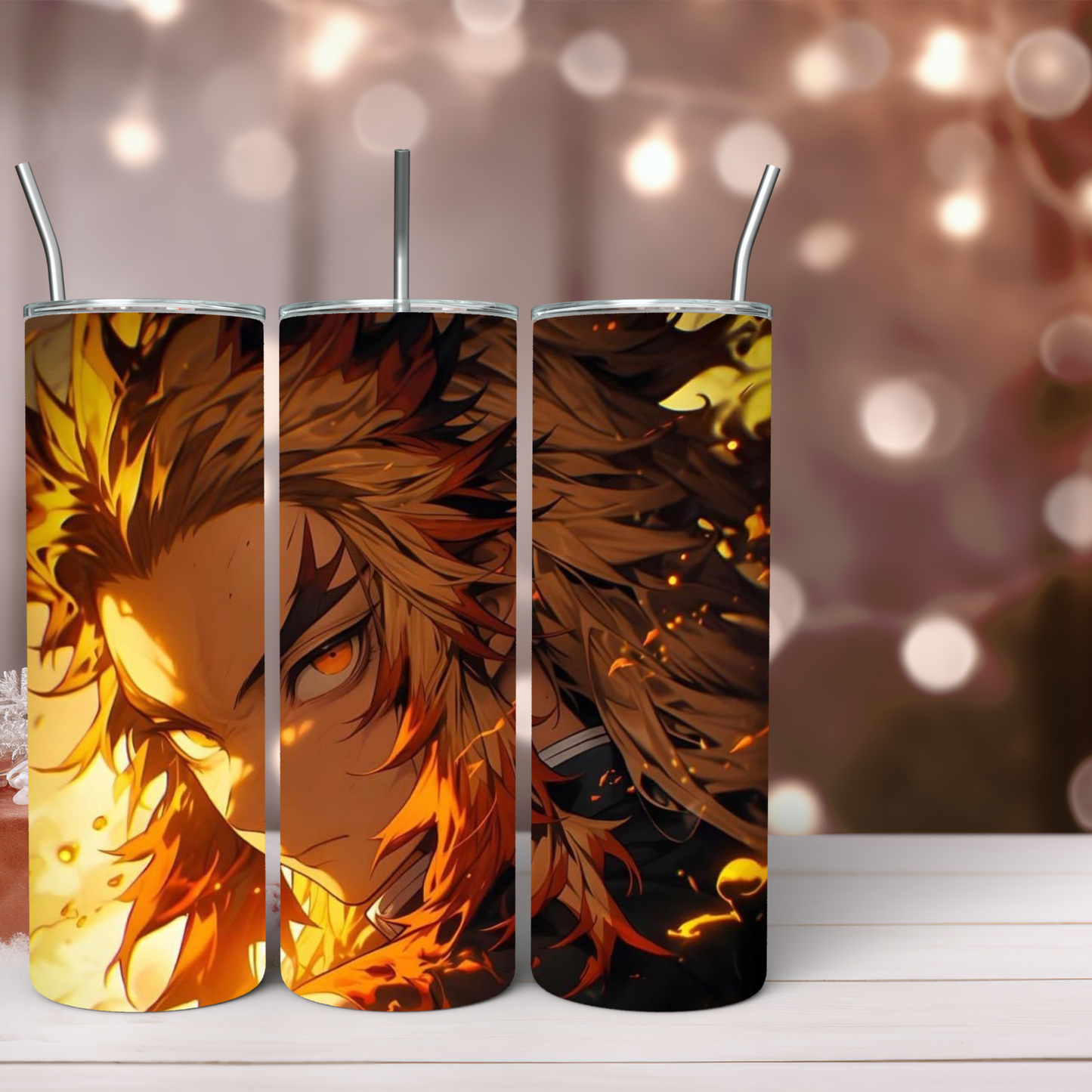 Demon Anime (solo character design) 20oz Tumbler, Anime Tumbler, Anime Fan Tumbler, Tumbler with Straw