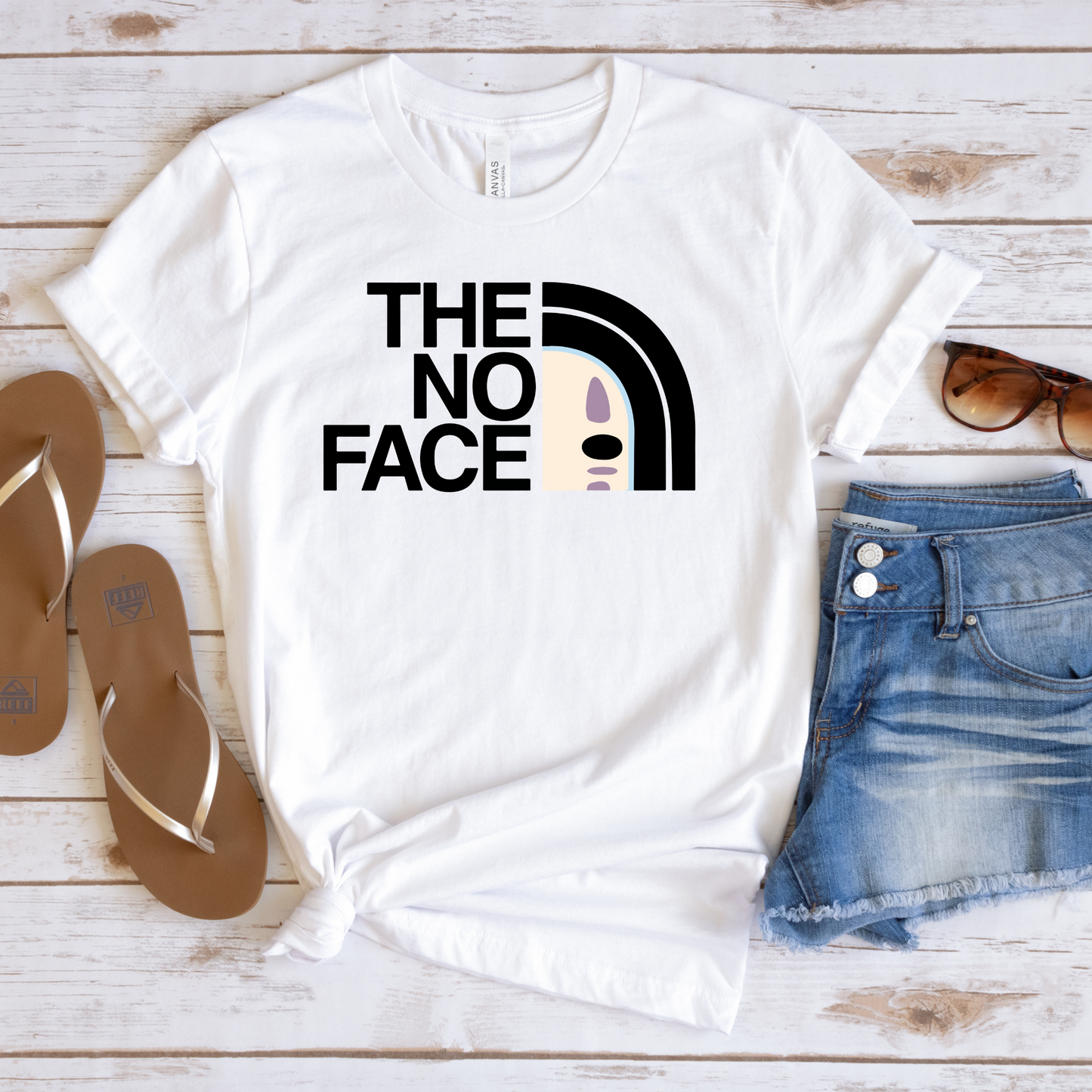 The No Face T Shirt/ Unisex Short Sleeves Shirt